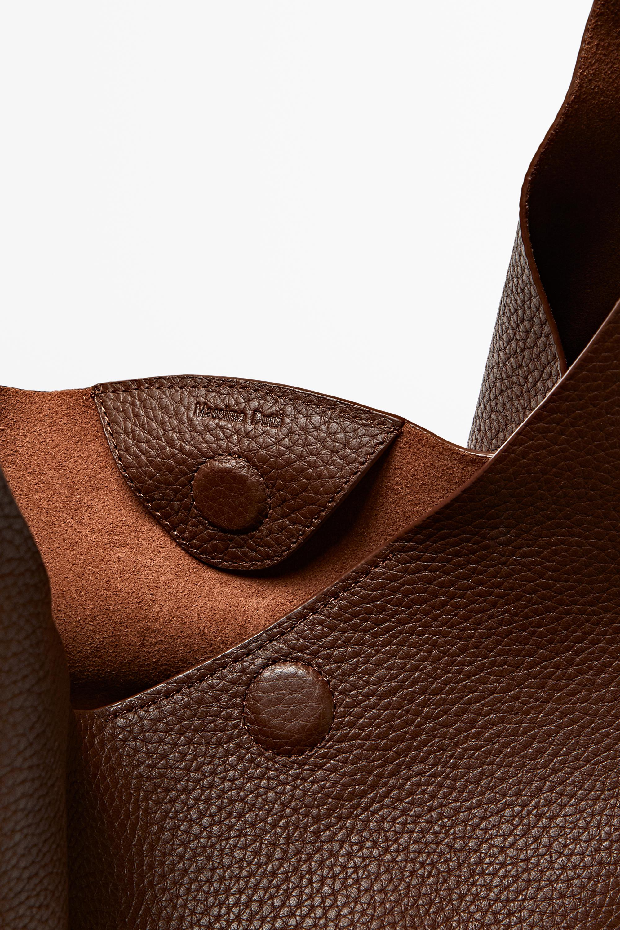 Medium nappa leather shoulder bag